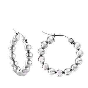 Beaded Hoop Earrings